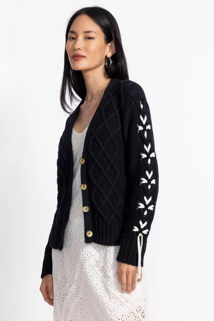 Johnny Was THE ANESSA BOW CARDIGAN