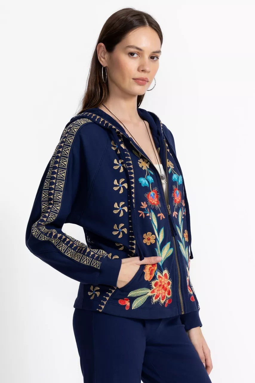 Johnny Was DOLMAN SEAMED SWEATSHIRT