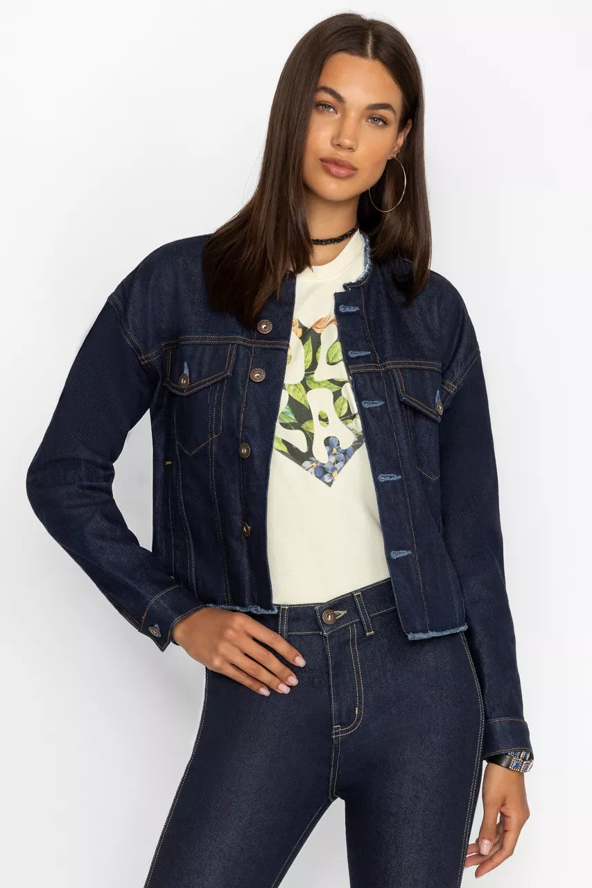 Johnny Was JARDIN AMOUR DENIM JACKET