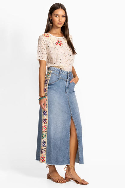 Johnny Was THE DENIM SKIRT