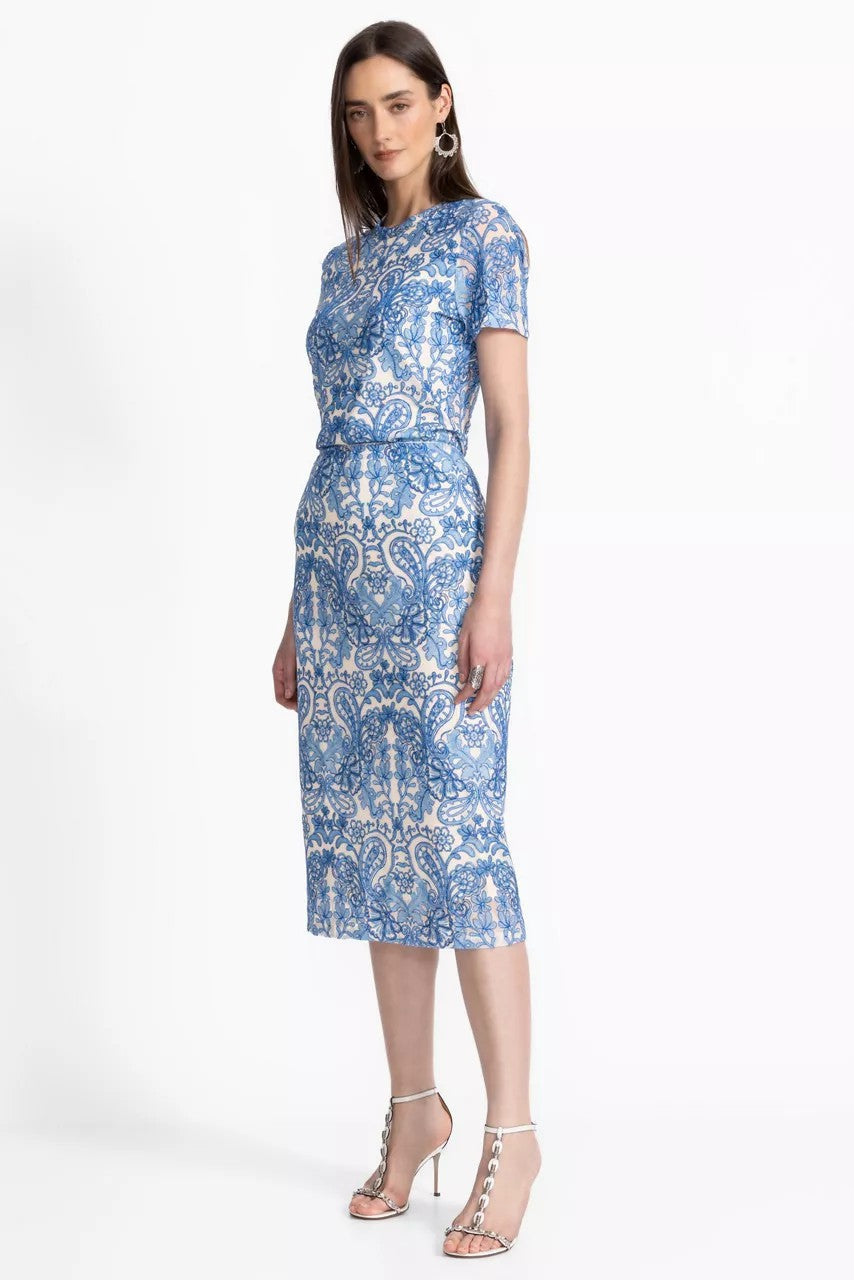 Johnny Was LIZANDREA MESH MIDI SKIRT