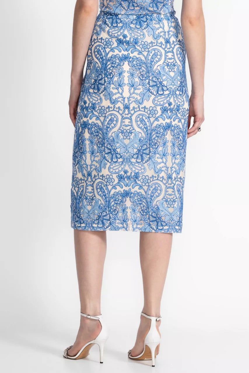 Johnny Was LIZANDREA MESH MIDI SKIRT