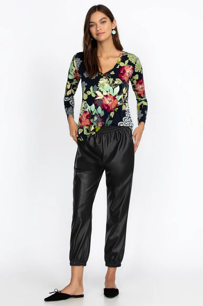 Johnny Was Vegan Leather Jogger