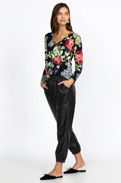 Johnny Was Vegan Leather Jogger