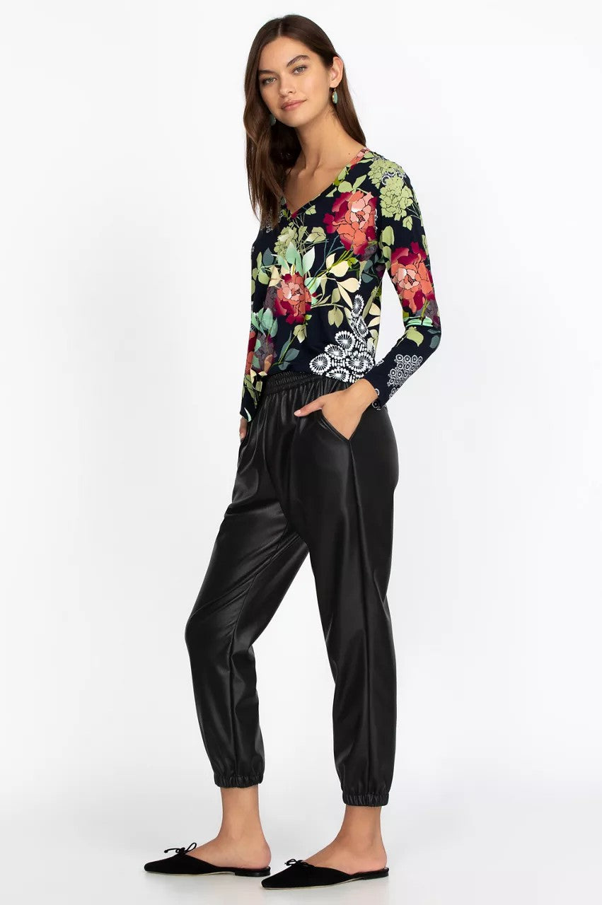 Johnny Was Vegan Leather Jogger