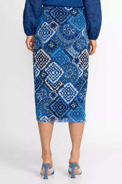 Johnny Was LIZANDREA MESH MIDI SKIRT