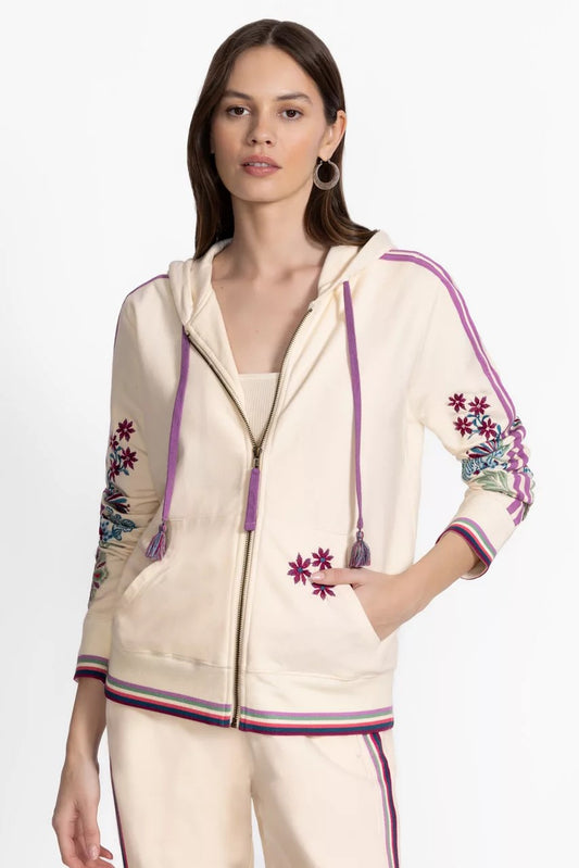Johnny Was BEE ACTIVE ZIP FRONT HOODIE