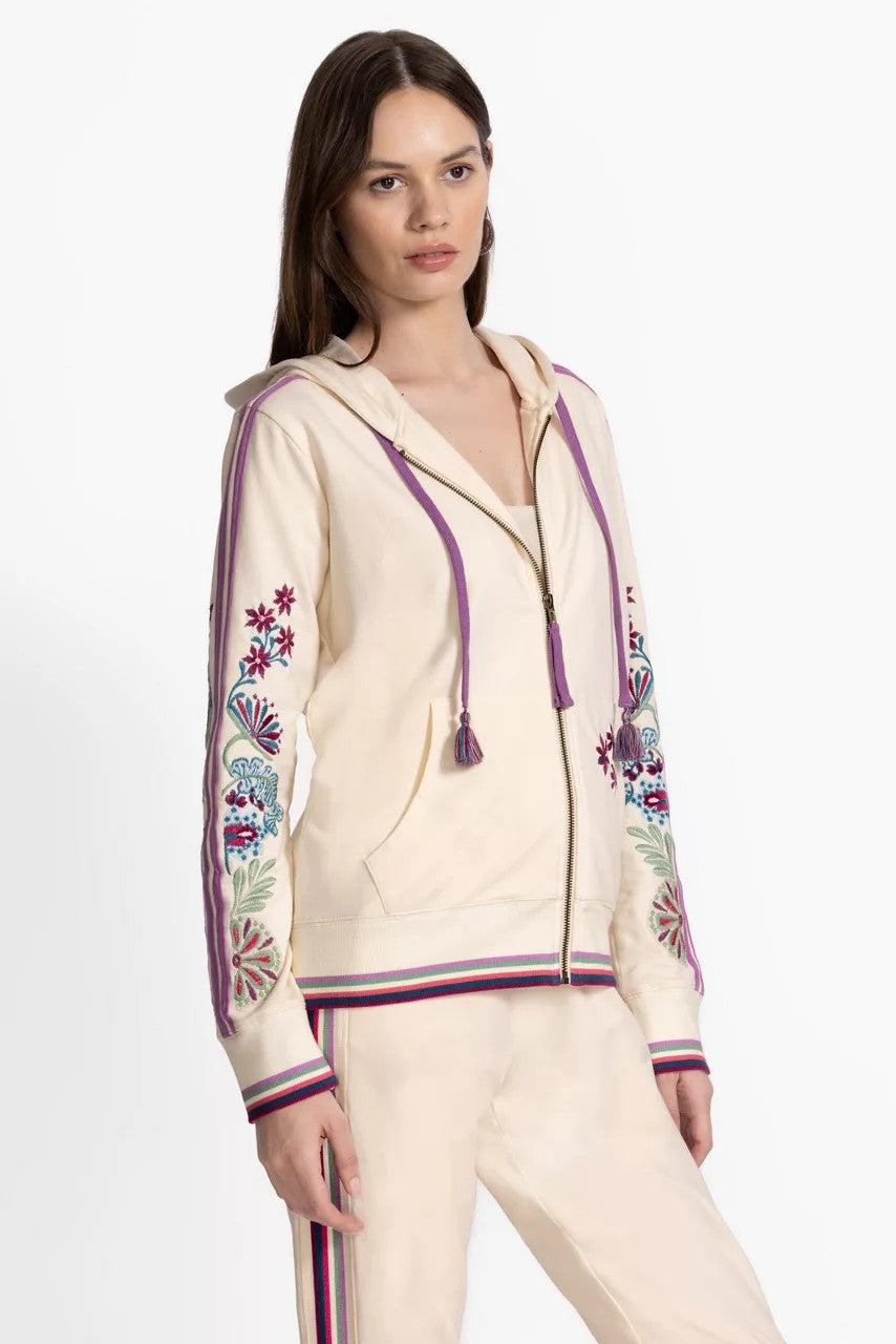 Johnny Was BEE ACTIVE ZIP FRONT HOODIE