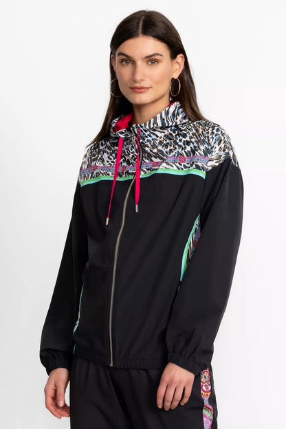 Johnny Was BEE ACTIVE FULL ZIP JACKET
