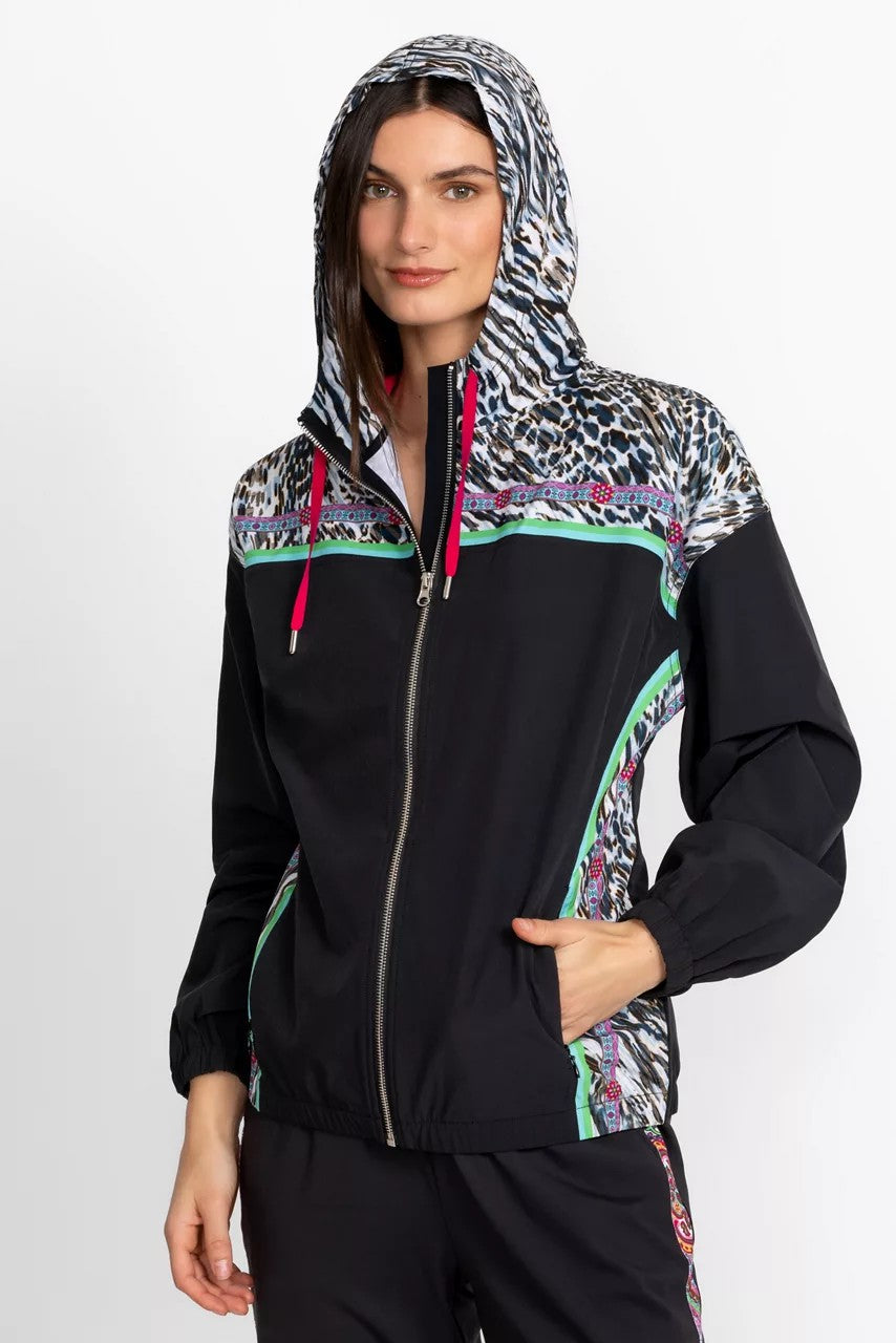 Johnny Was BEE ACTIVE FULL ZIP JACKET