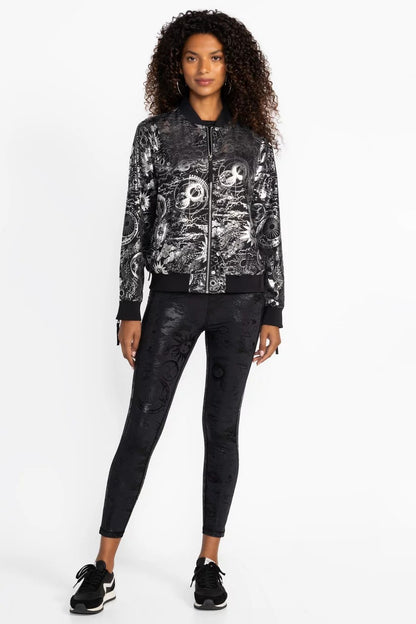 Johnny Was BEE ACTIVE DROP SHOULDER BOMBER JACKET