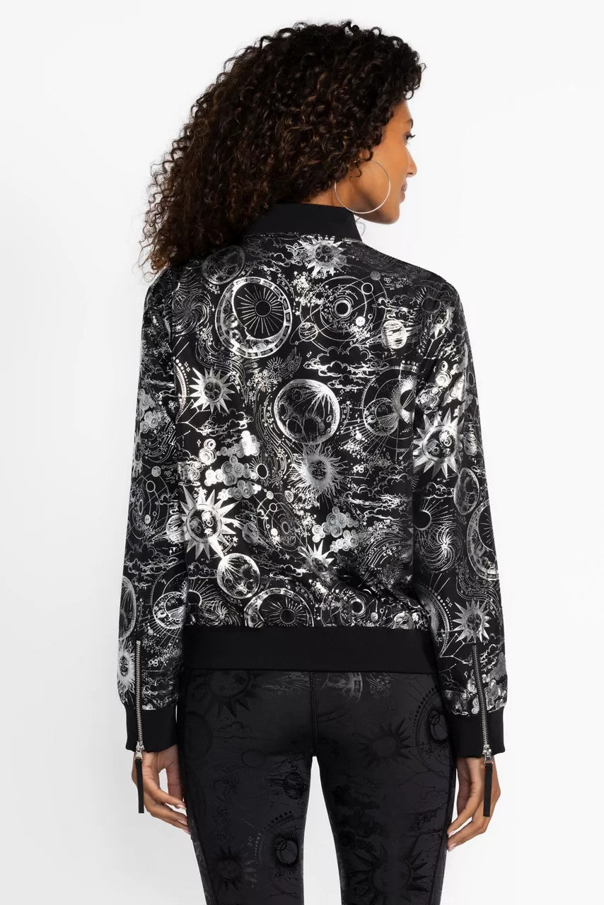 Johnny Was BEE ACTIVE DROP SHOULDER BOMBER JACKET