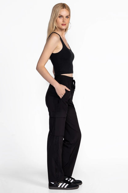 Johnny Was BEE ACTIVE CARGO STRAIGHT LEG TRACK PANT