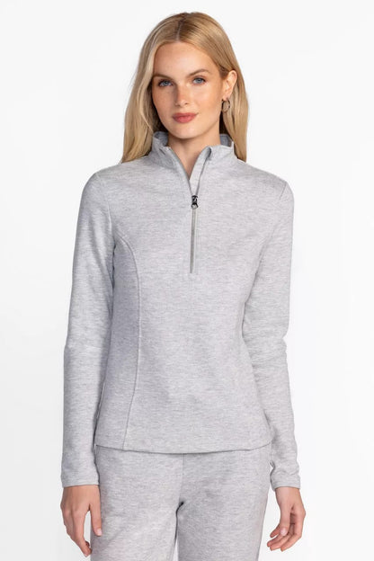 Johnny Was BEE ACTIVE ATHLETIC MOCK NECK PULLOVER