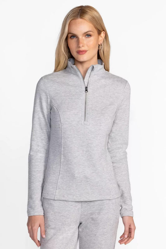 Johnny Was BEE ACTIVE ATHLETIC MOCK NECK PULLOVER