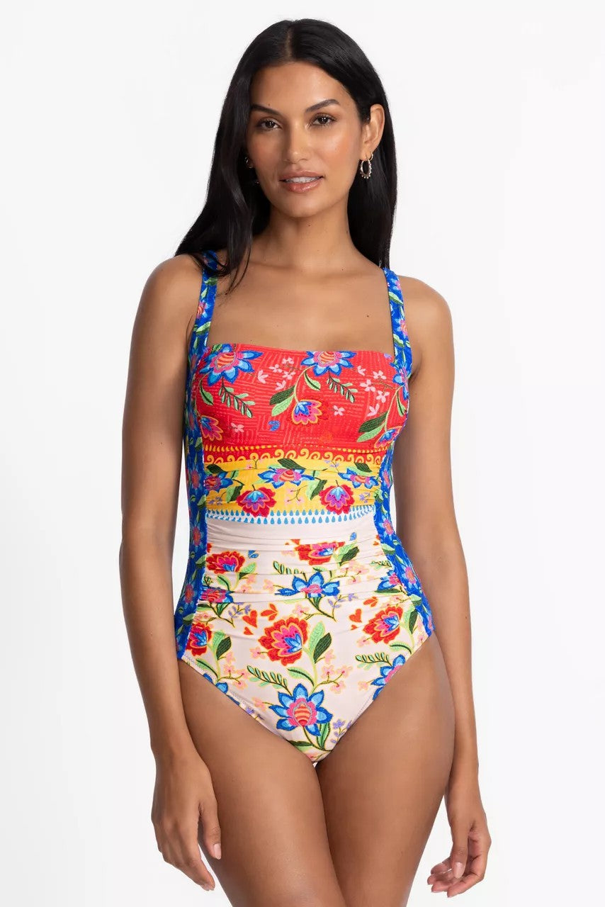 Johnny Was MARILYN RUCHED ONE PIECE