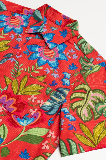 Johnny Was RUMBA MEN'S COVERUP SHIRT