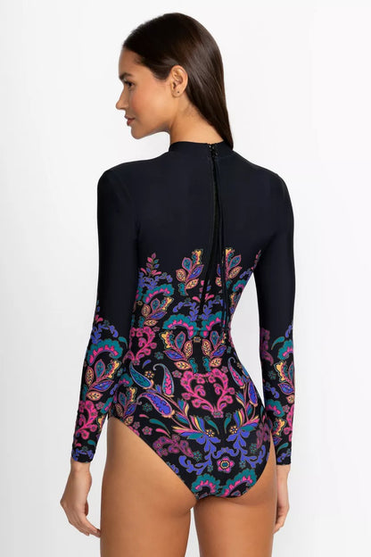 Johnny Was FATIMA CROSS OVER NECK SURF ONE PIECE
