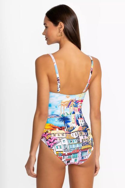 Johnny Was CANNES RUCHED ONE PIECE