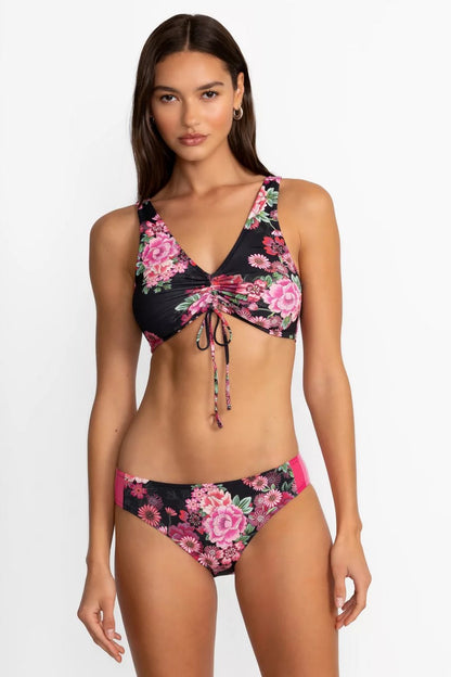 Johnny Was BLUM DRAWCORD BIKINI TOP