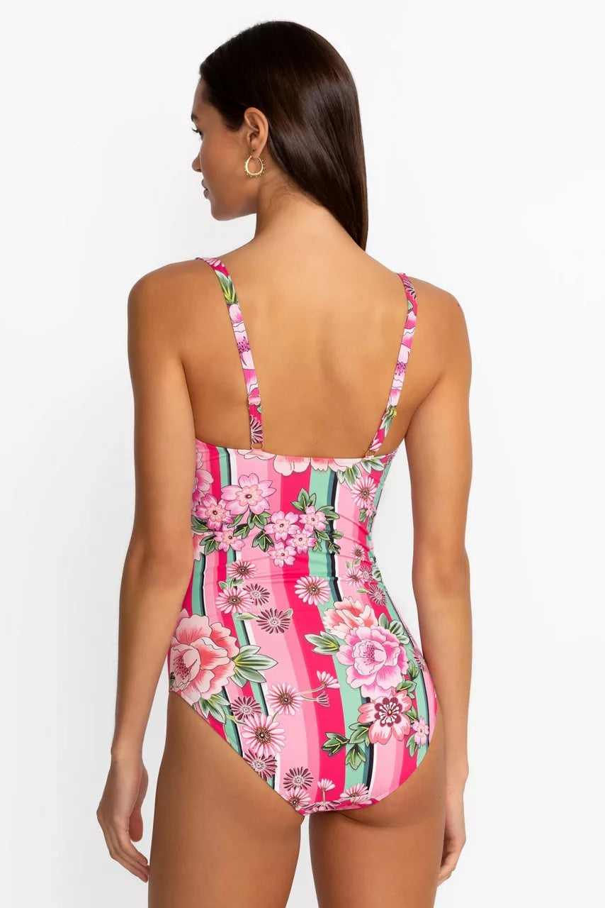 Johnny Was BOCARDI RUCHED ONE PIECE