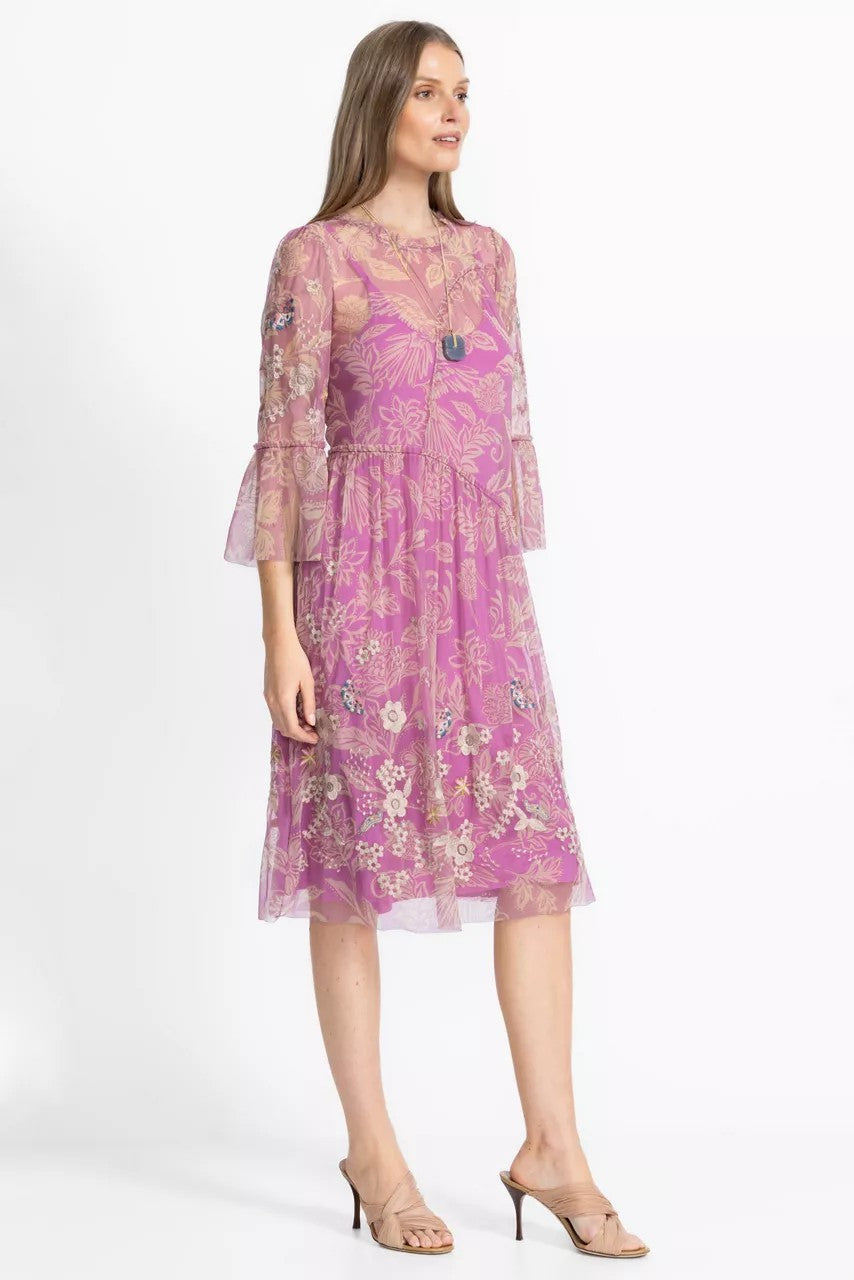 Johnny Was MAZZY ARCHING RUFFLES DRESS