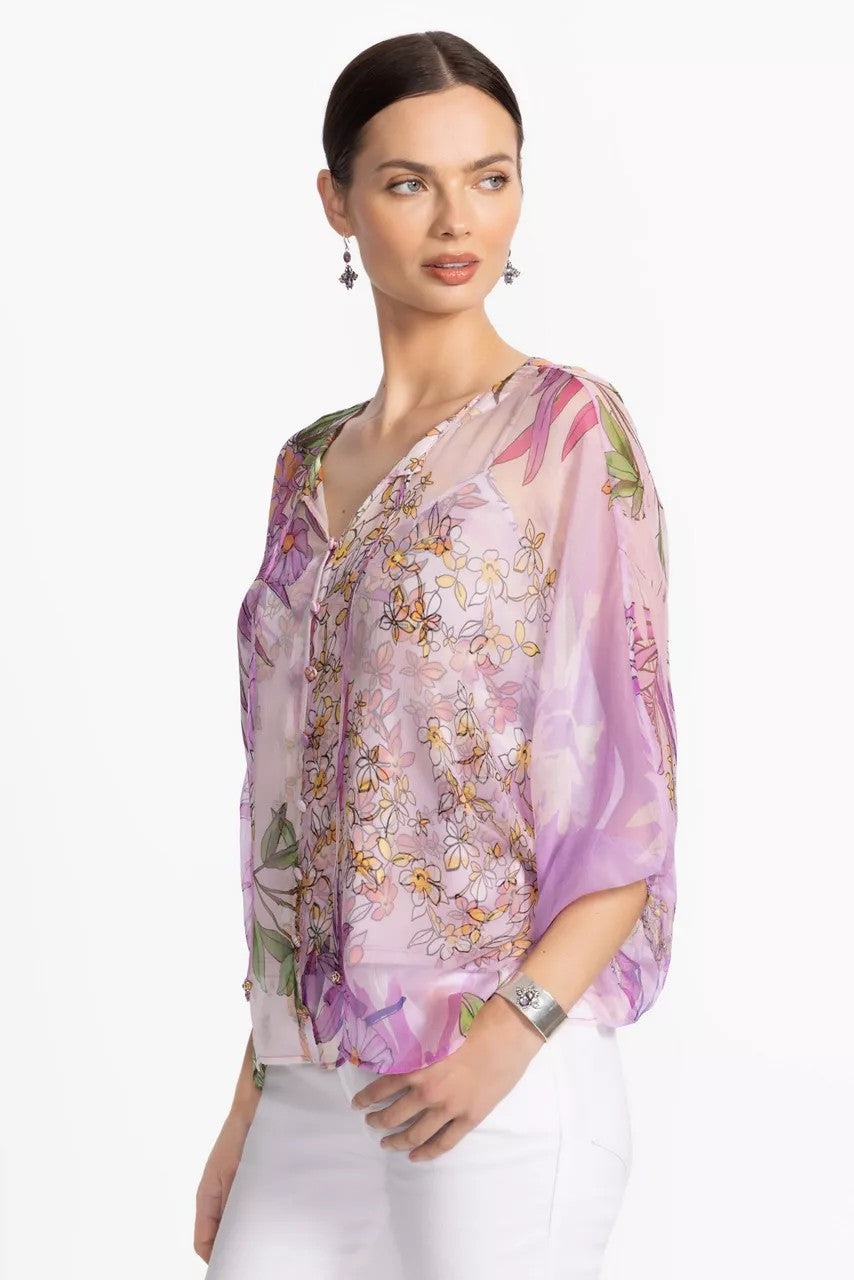 Johnny Was HARLYN BUTTON FRONT BLOUSE