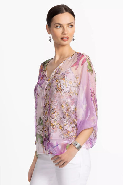 Johnny Was HARLYN BUTTON FRONT BLOUSE