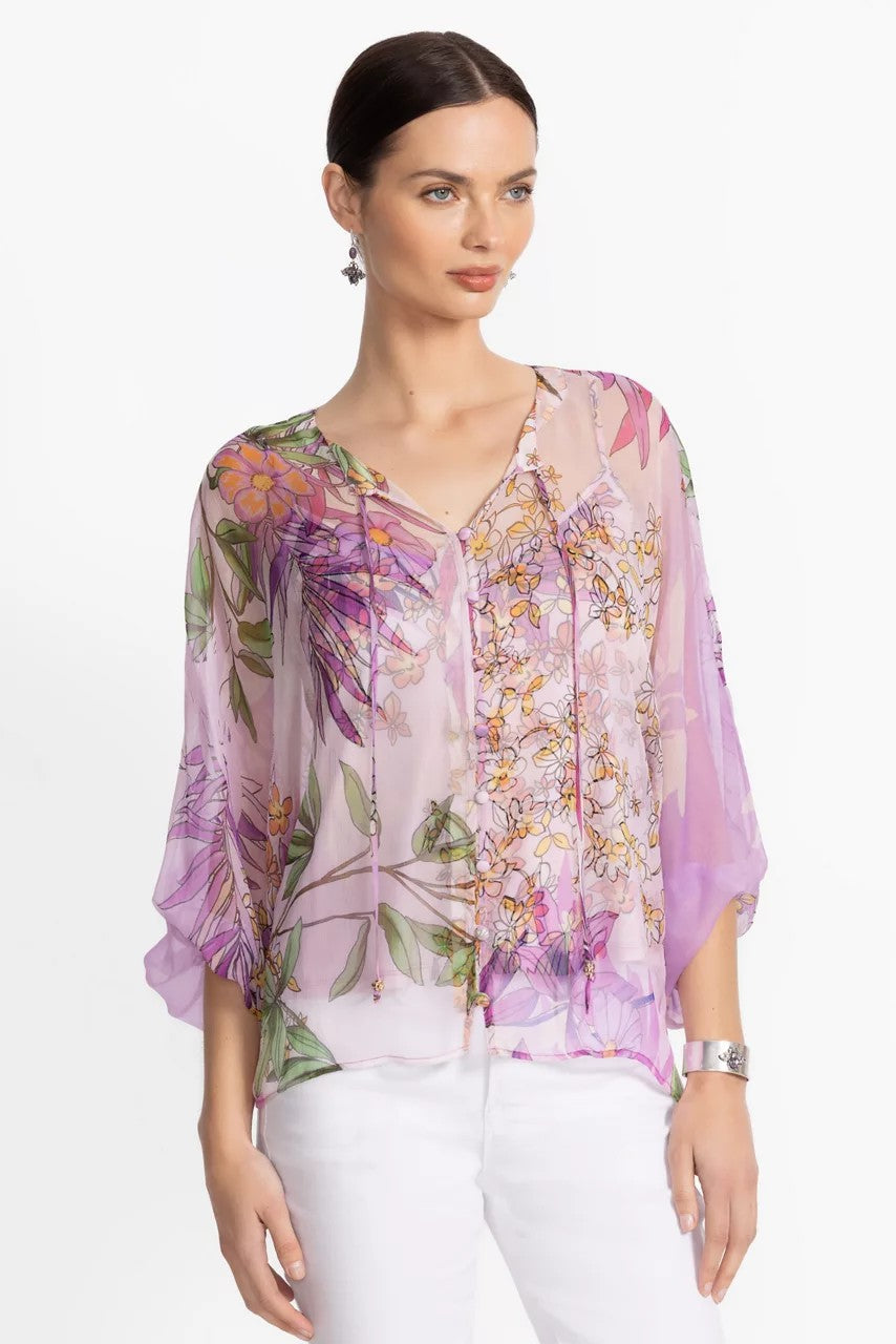 Johnny Was HARLYN BUTTON FRONT BLOUSE