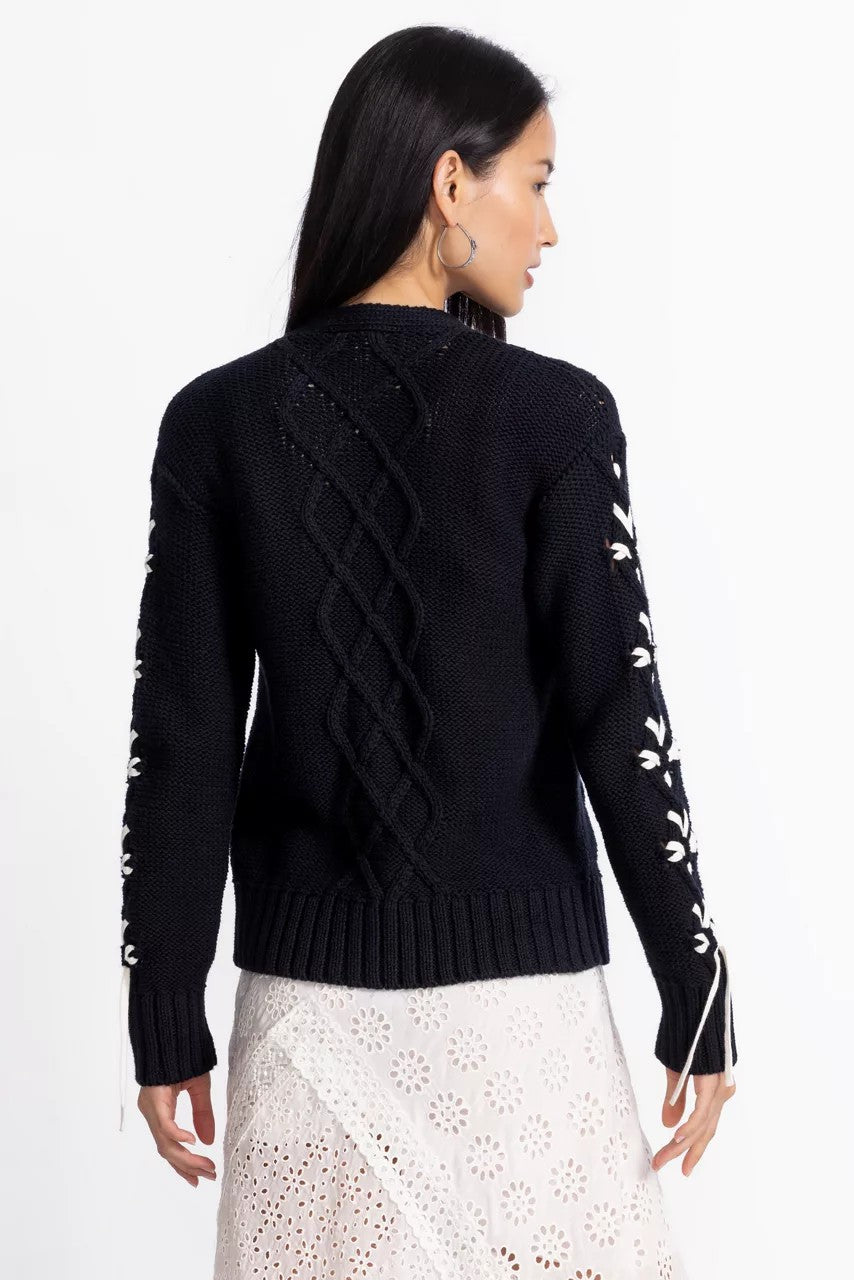 Johnny Was THE ANESSA BOW CARDIGAN