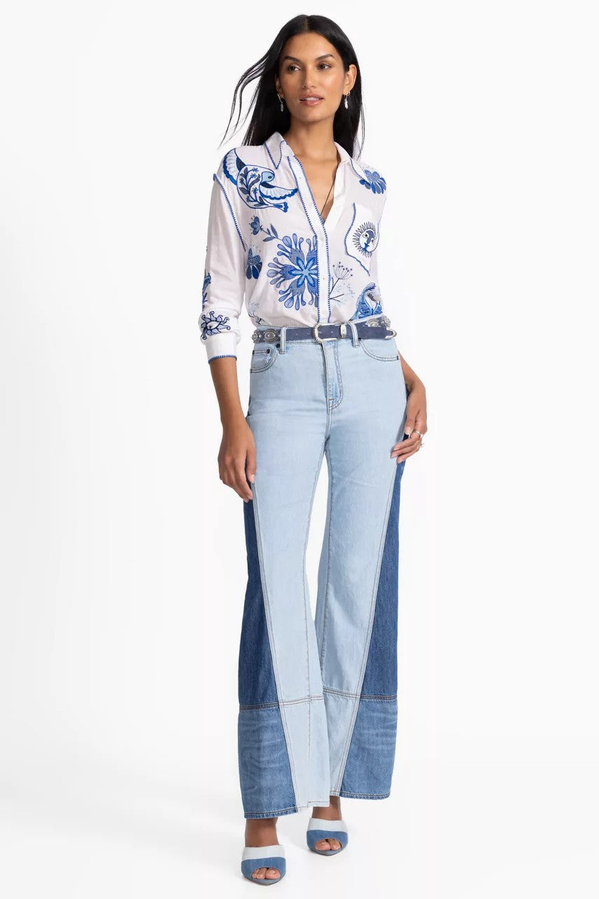 Johnny Was POCKET RELAXED SHIRT