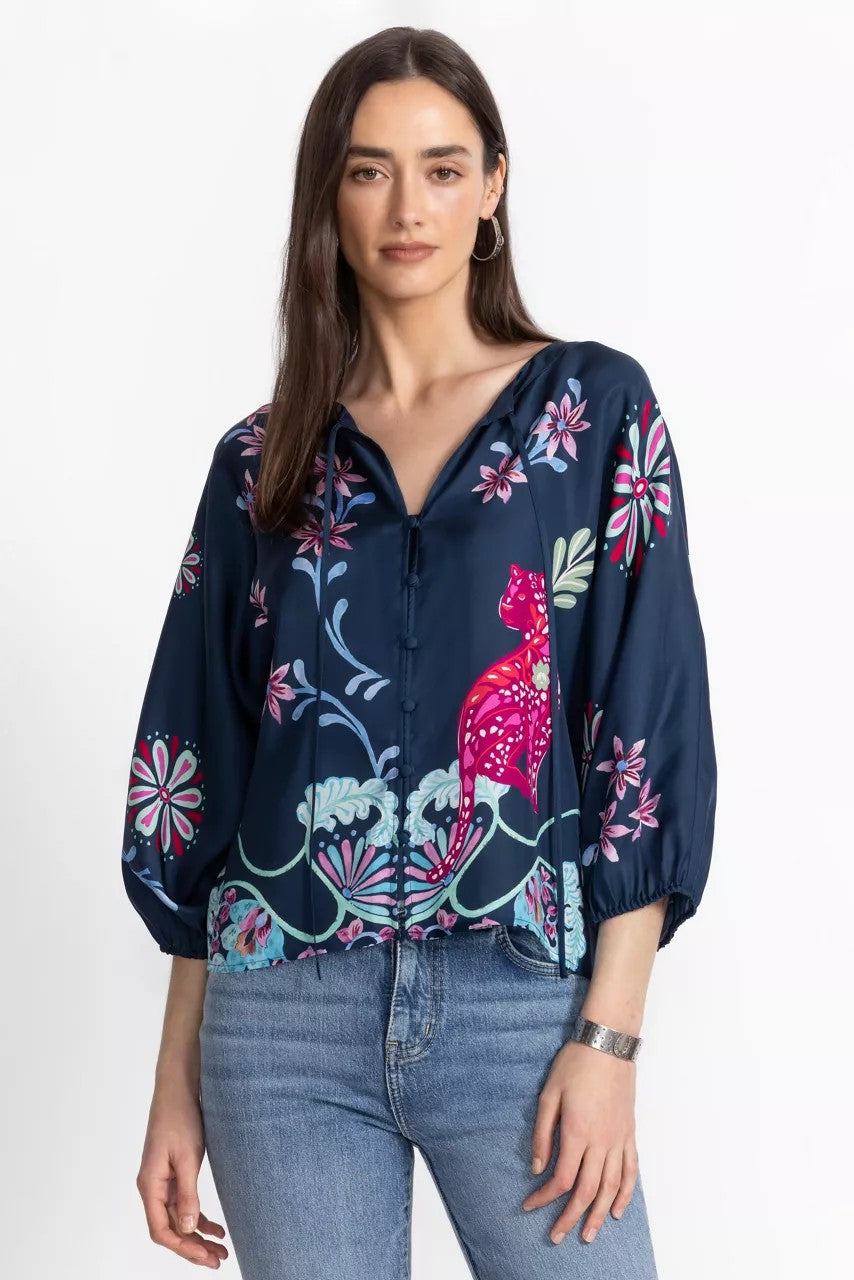Johnny Was HARLYN BUTTON FRONT BLOUSE