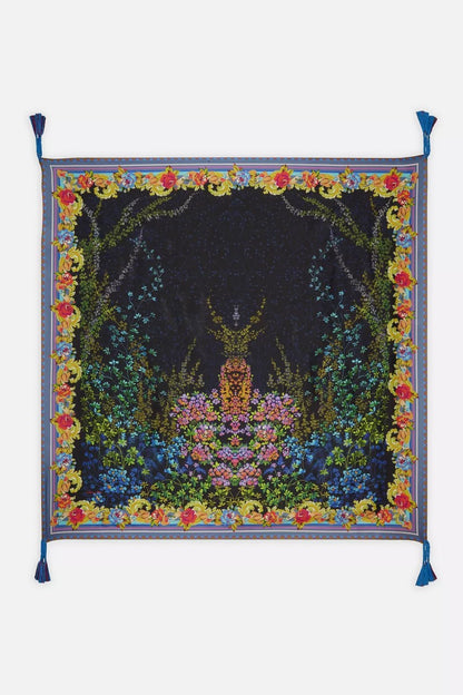 Johnny Was MAGIC GARDEN SILK SCARF