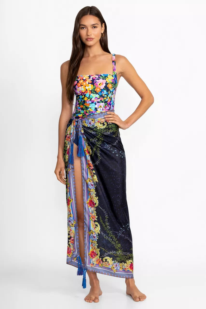 Johnny Was MAGIC GARDEN SILK SCARF