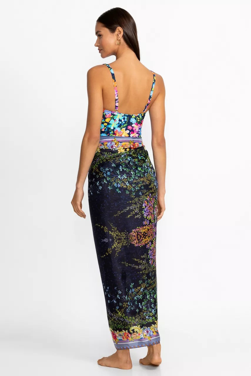 Johnny Was MAGIC GARDEN SILK SCARF
