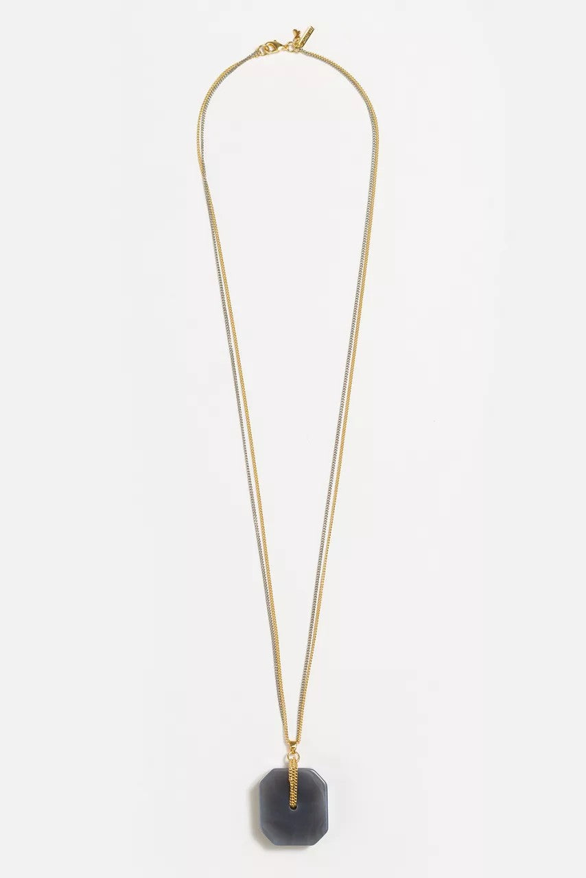 Johnny Was LARGE SEMIPRECIOUS PENDANT NECKLACE