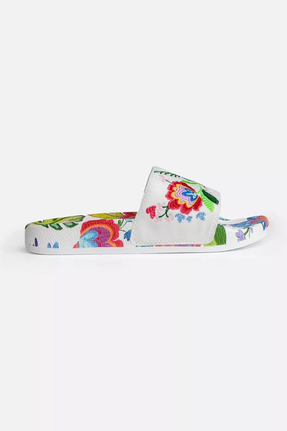 Johnny Was EMBROIDERED POOL SLIDE