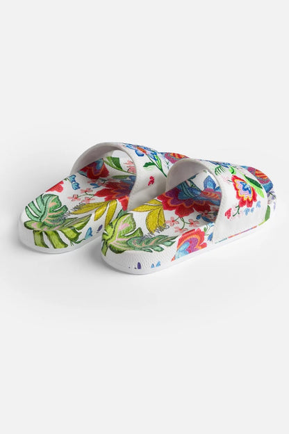 Johnny Was EMBROIDERED POOL SLIDE