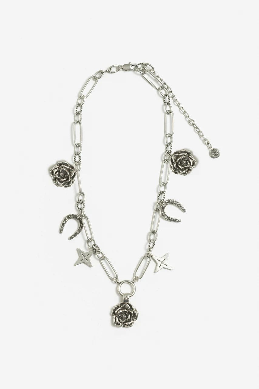 Johnny Was WESTERN ROSE CHARM NECKLACE