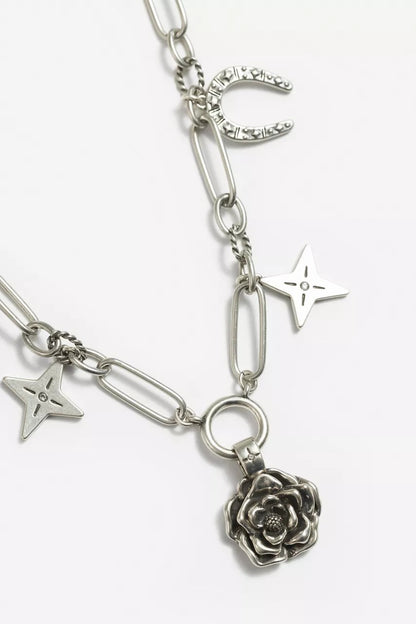 Johnny Was WESTERN ROSE CHARM NECKLACE