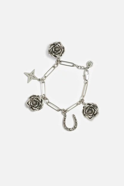 Johnny Was WESTERN ROSE CHARM BRACELET