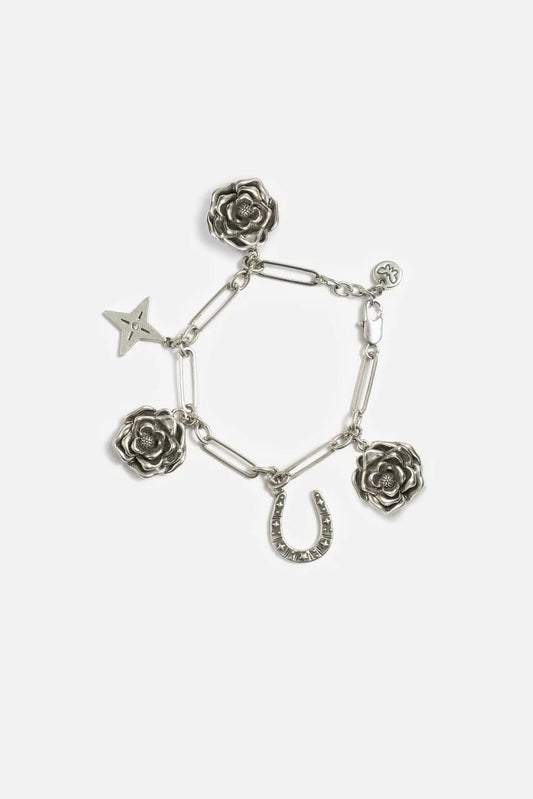 Johnny Was WESTERN ROSE CHARM BRACELET