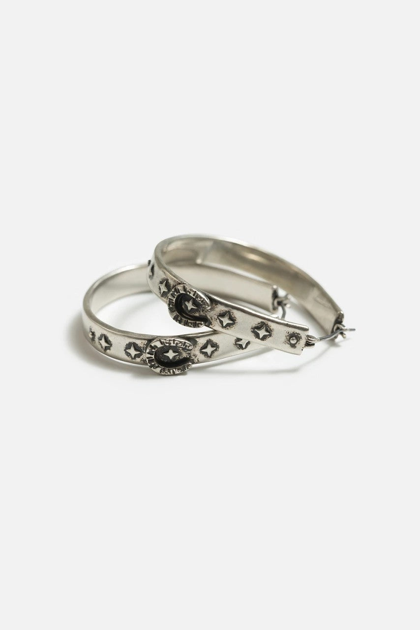 Johnny Was WESTERN HORSESHOE HOOP EARRINGS