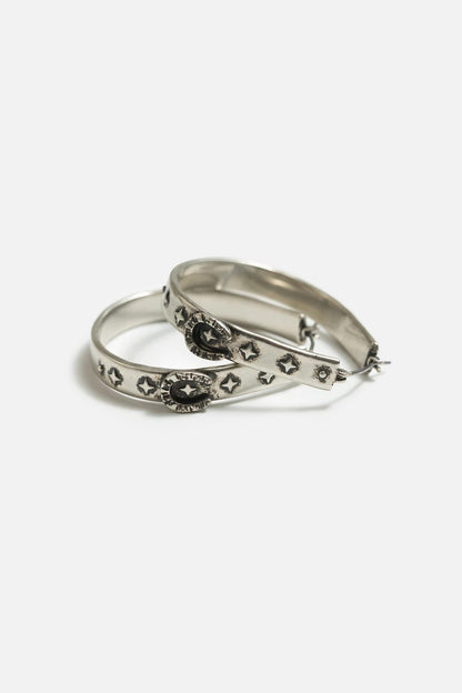 Johnny Was WESTERN HORSESHOE HOOP EARRINGS