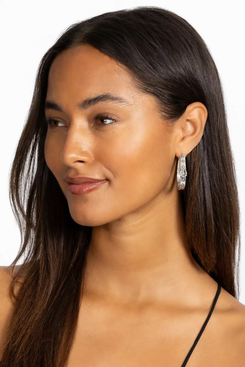 Johnny Was WESTERN HORSESHOE HOOP EARRINGS
