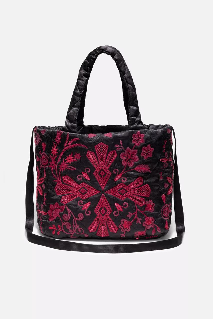 Johnny Was QUILTED TOTE BAG