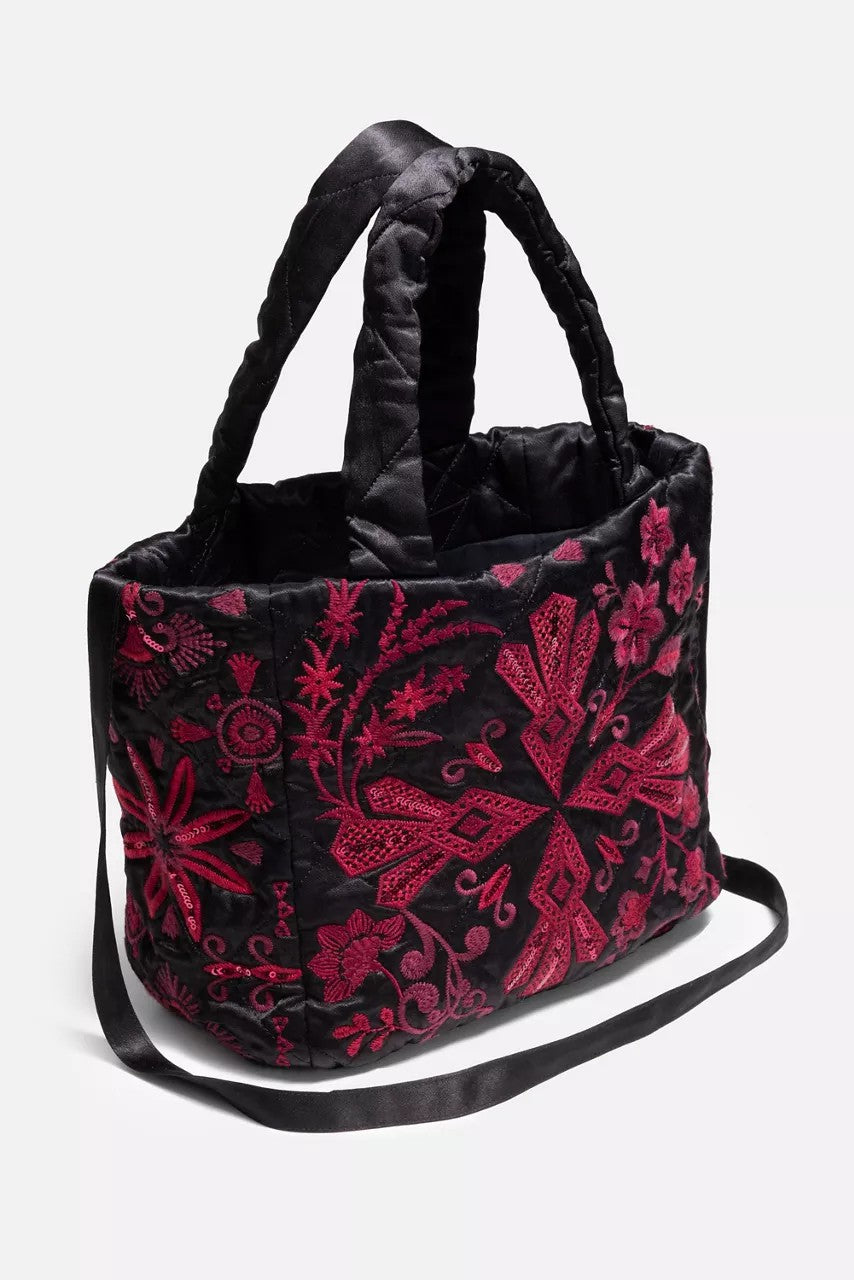 Johnny Was QUILTED TOTE BAG