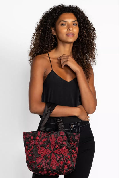 Johnny Was QUILTED TOTE BAG