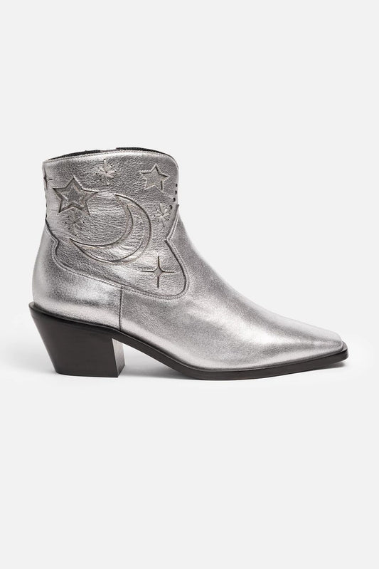 Johnny Was COSMOS METALLIC LEATHER BOOTIE