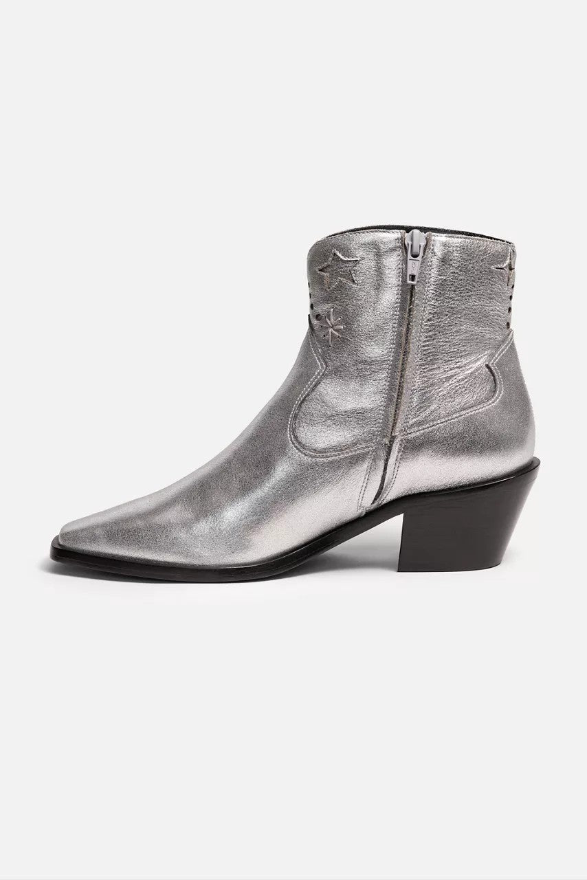Johnny Was COSMOS METALLIC LEATHER BOOTIE